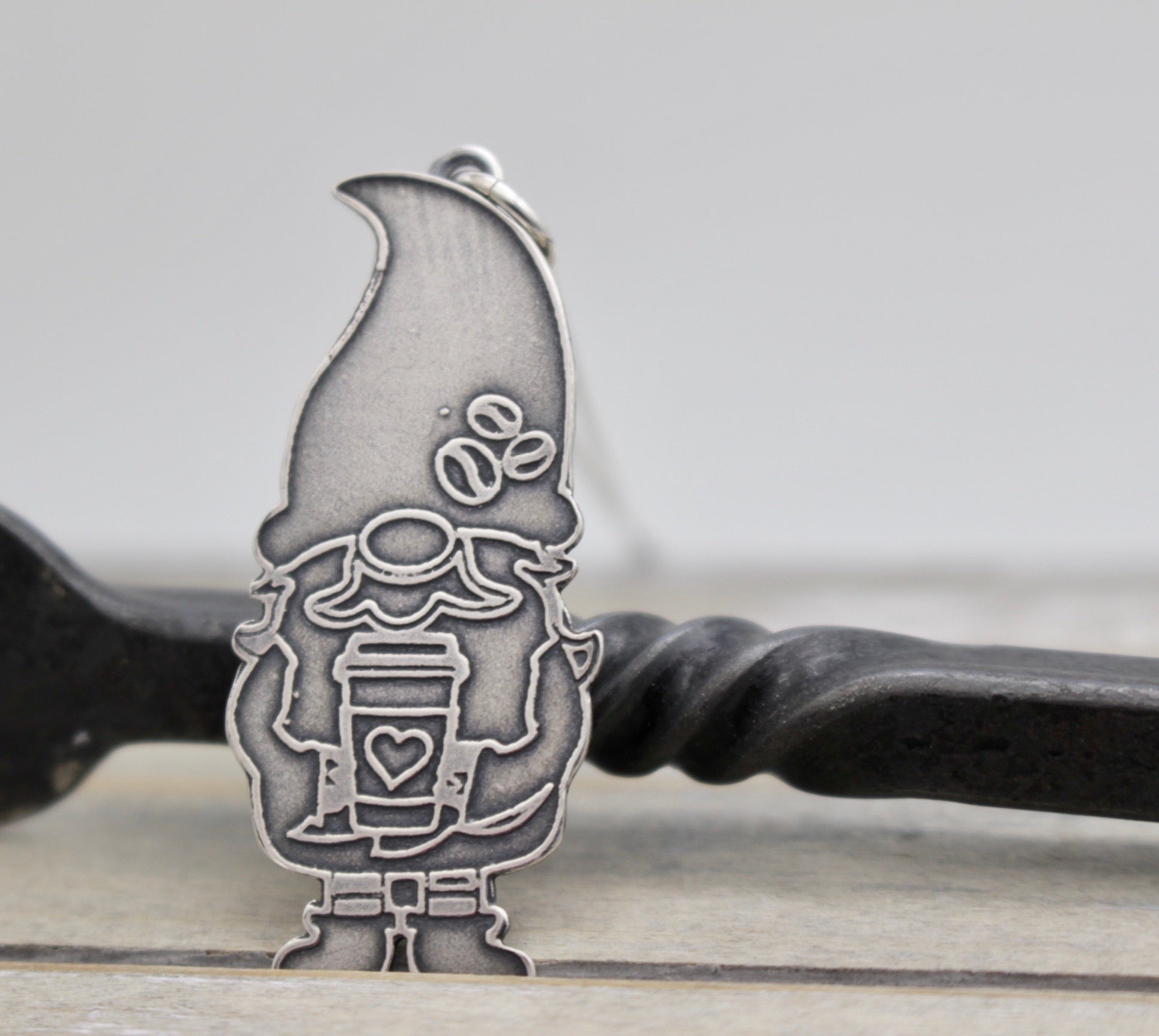 Coffee Lover Gnome Pin/Necklace