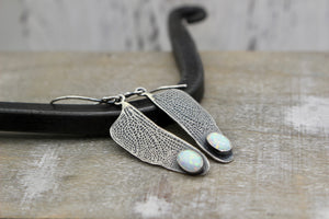 Dragonfly wing earrings