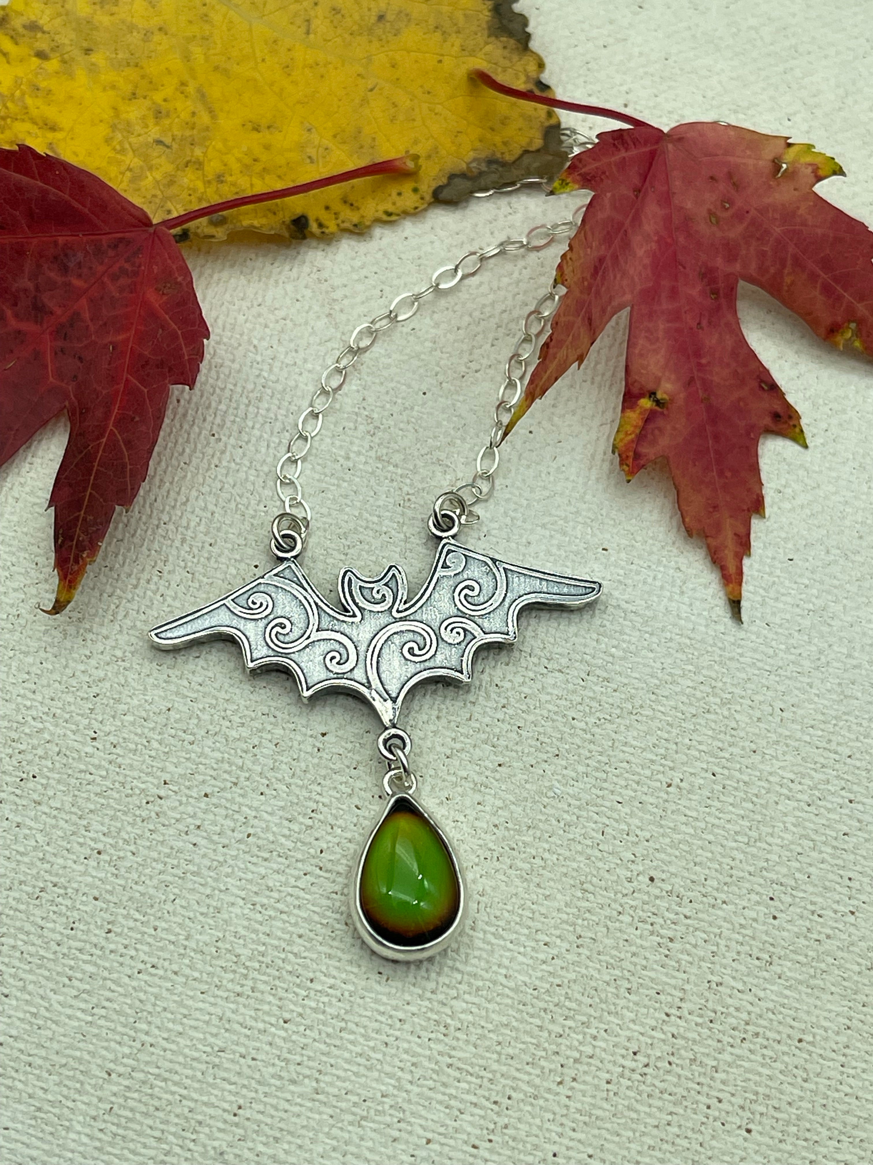 Flourish Bat Necklace