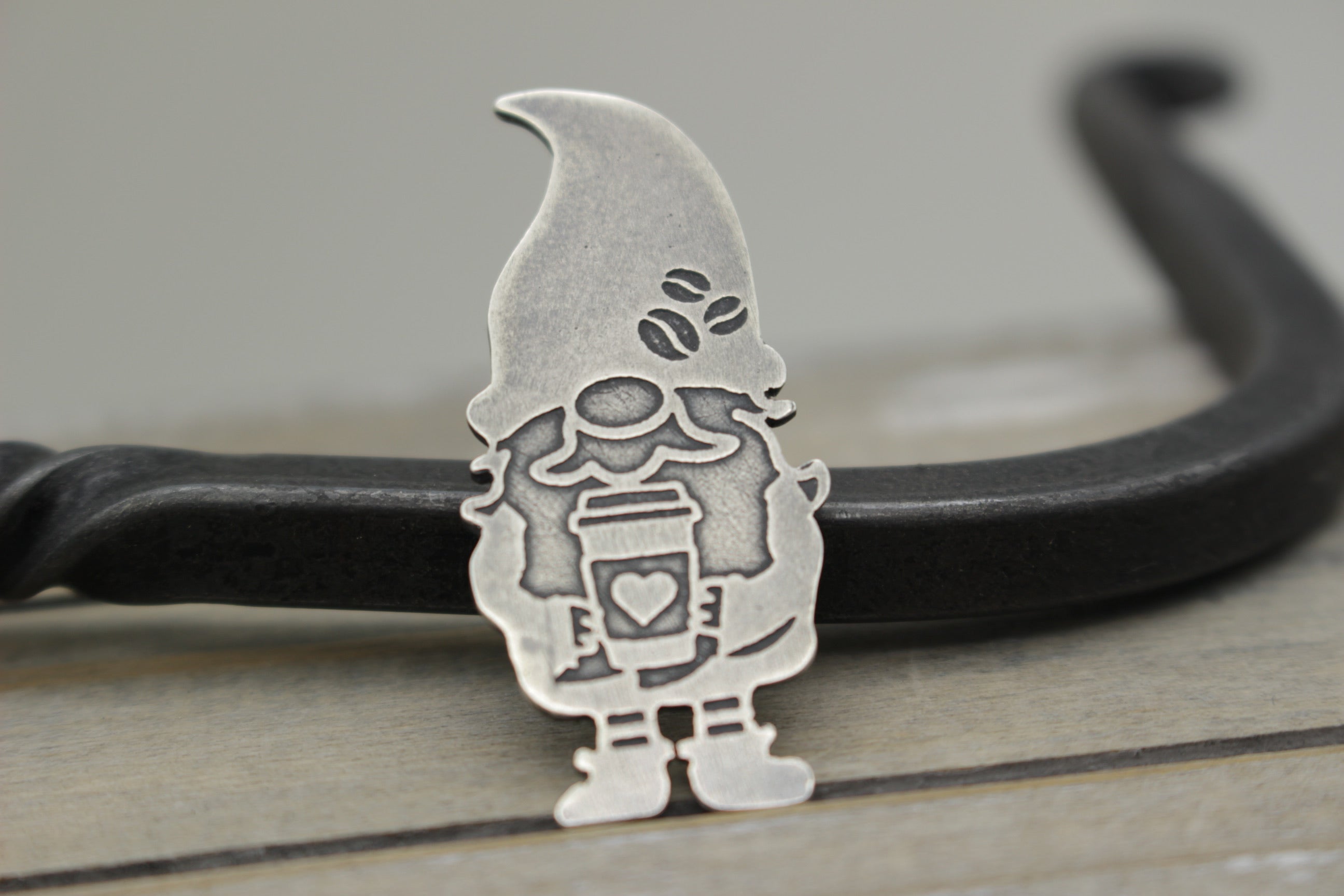 Coffee Lover Gnome Pin/Necklace