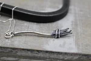 Sterling silver witch’s broom