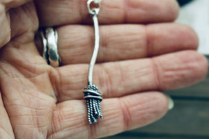 Sterling silver witch’s broom