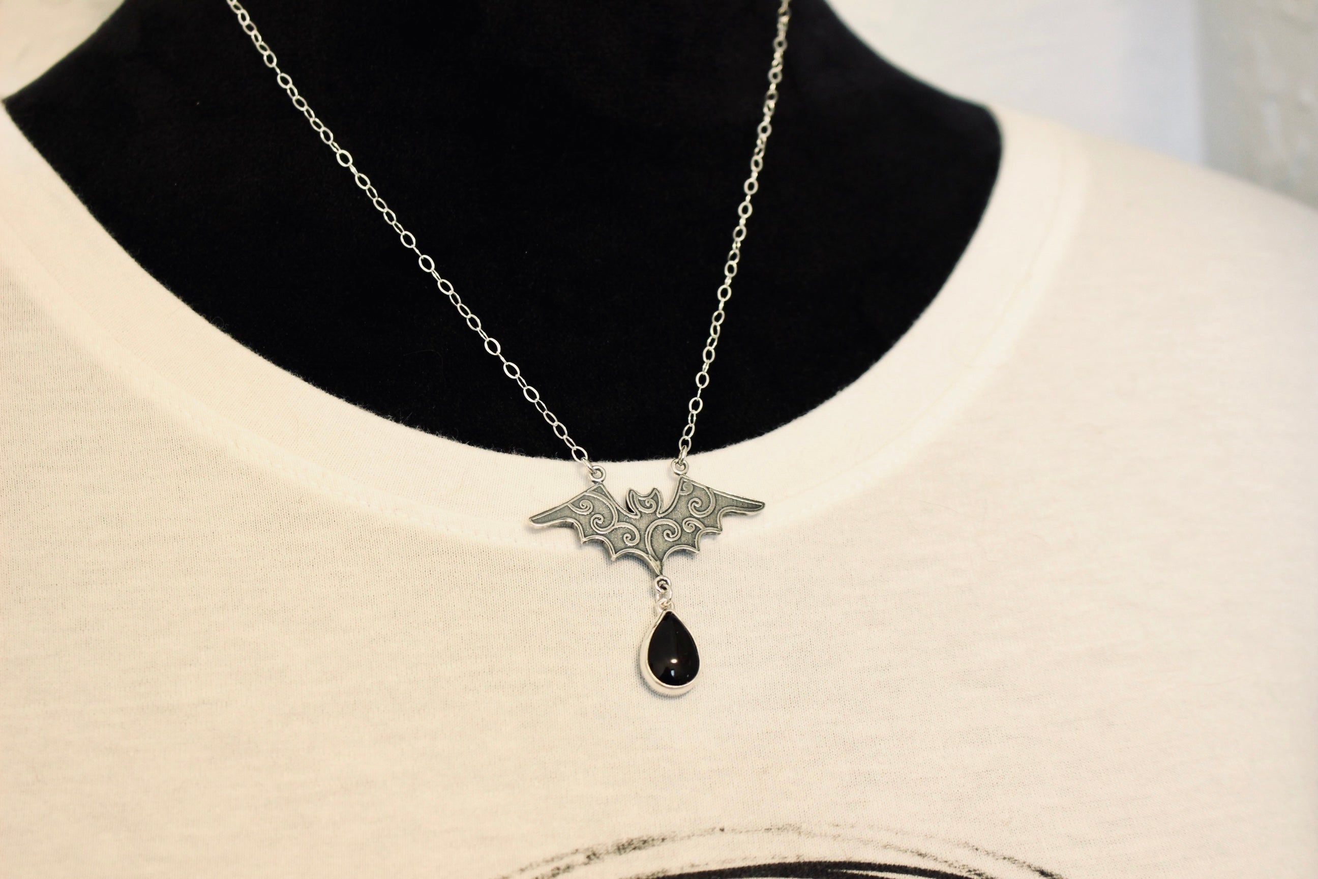 Flourish Bat Necklace