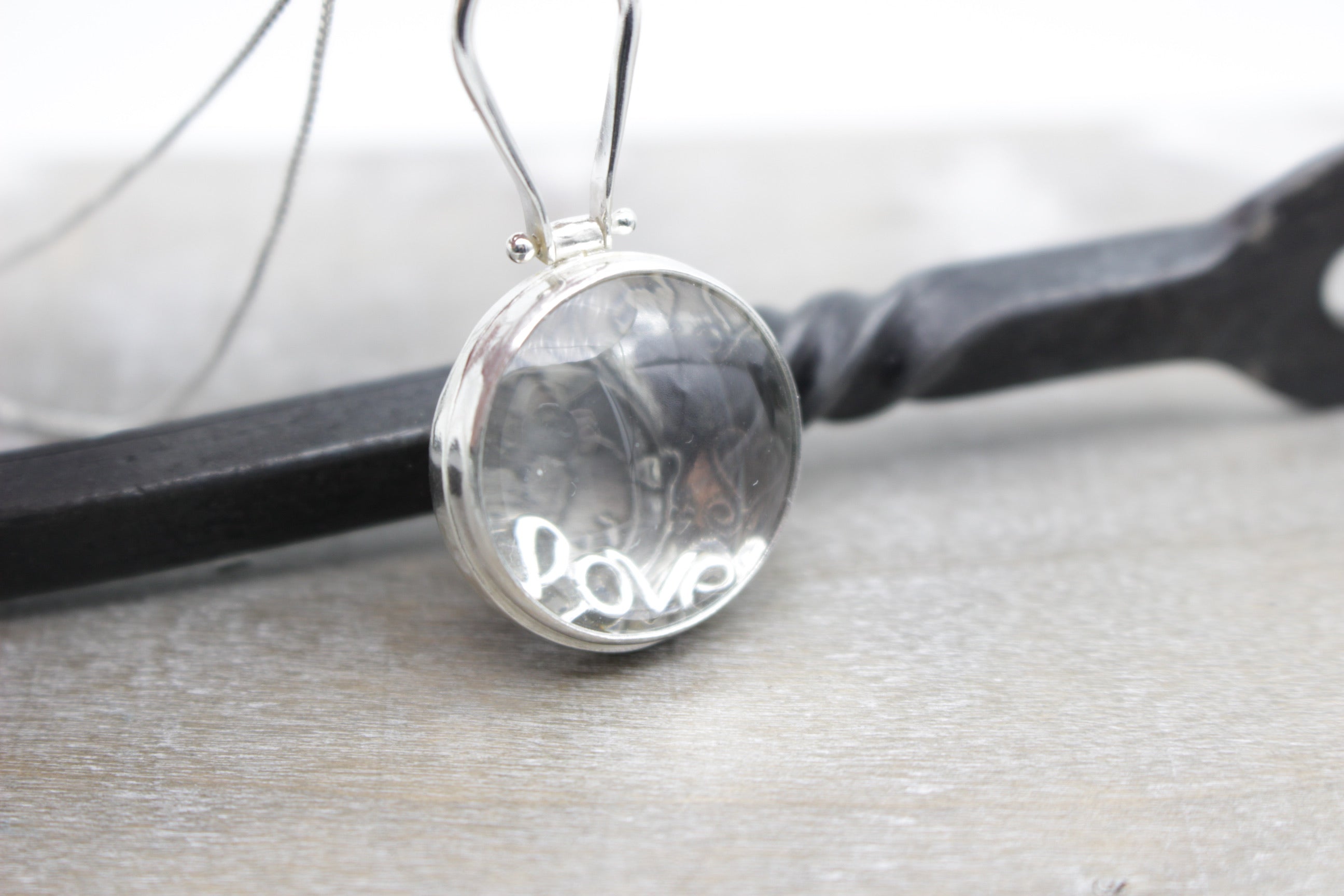 Floating Charm Love Necklace